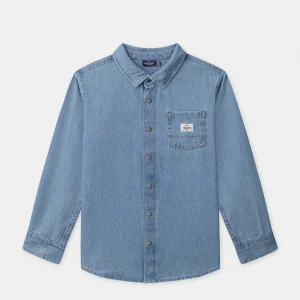 Camicia in Denim Blu Chiaro per Bambini