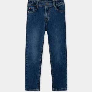 Jeans slim in denim per bambini