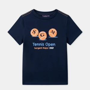 T-shirt Blu Marino Bambino