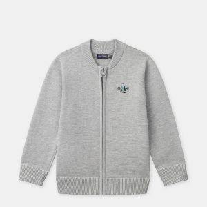 Gilet Grigio in Maglieria per Bambini
