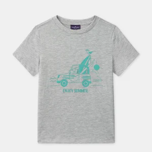 T-shirt grigia per bambini