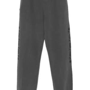 PINKO pantalone felpa tuta in cotone plumcake grigio scuro