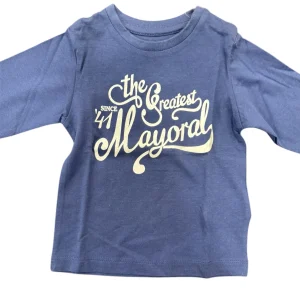Maglietta manica lunga blu mayoral neonato