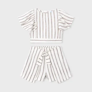 Coordinato a righe bambina Mayoral