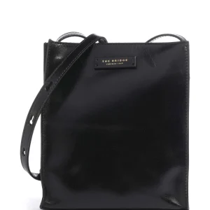 THE BRIDGE BORSA TRACOLLA MIRRA MINI IN PELLE NERO
