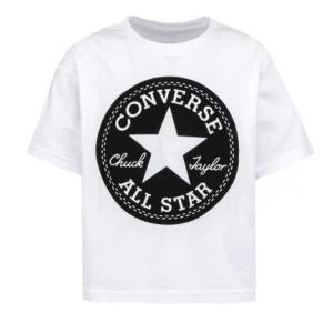 Maglietta a maniche corte con logo ragazza