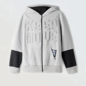 Felpa con cappuccio di cotone ragazzo