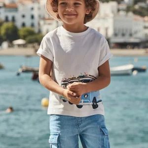 Bermuda jeans cargo bambino