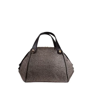 BORBONESE BORSA BAULETTO MEDIUM MARIE OP NATURALE