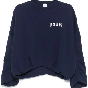 PINKO Felpa girocollo blu ‘Macedonia’ XS-S