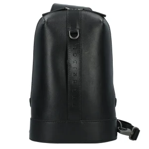 THE BRIDGE ZAINO MONOSPALLA  GIACOMO IN PELLE NERO