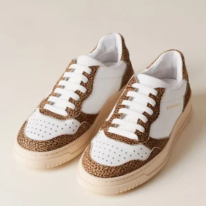 Sneakers in Pelle Borbonese op classico camoscio