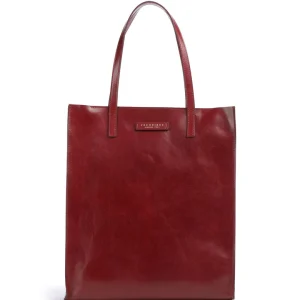 THE BRIDGE Borsa shopper Mirra verticale rosso
