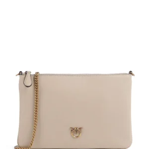 PINKO Classic Flat Love Bag Simply BEIGE GRIGIO