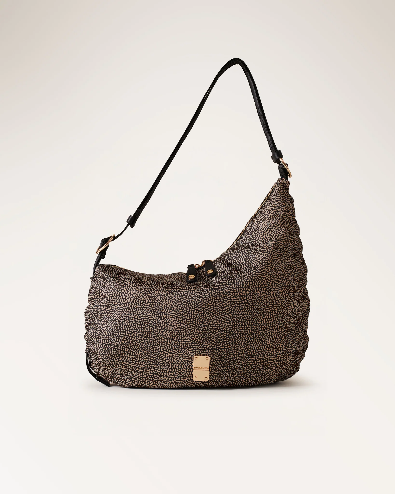 BORBONESE BORSA A SPALLA ASIMMETRICA Teapot IN OP NATURALE - immagine 2