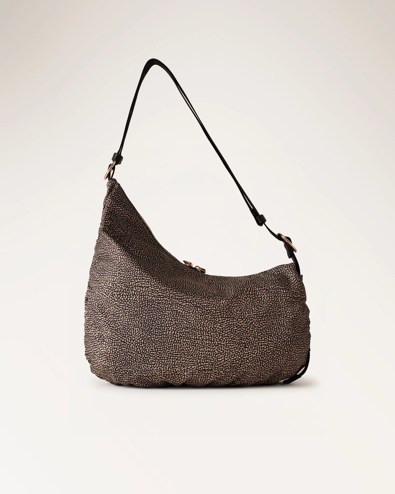 BORBONESE BORSA A SPALLA ASIMMETRICA Teapot IN OP NATURALE - immagine 4