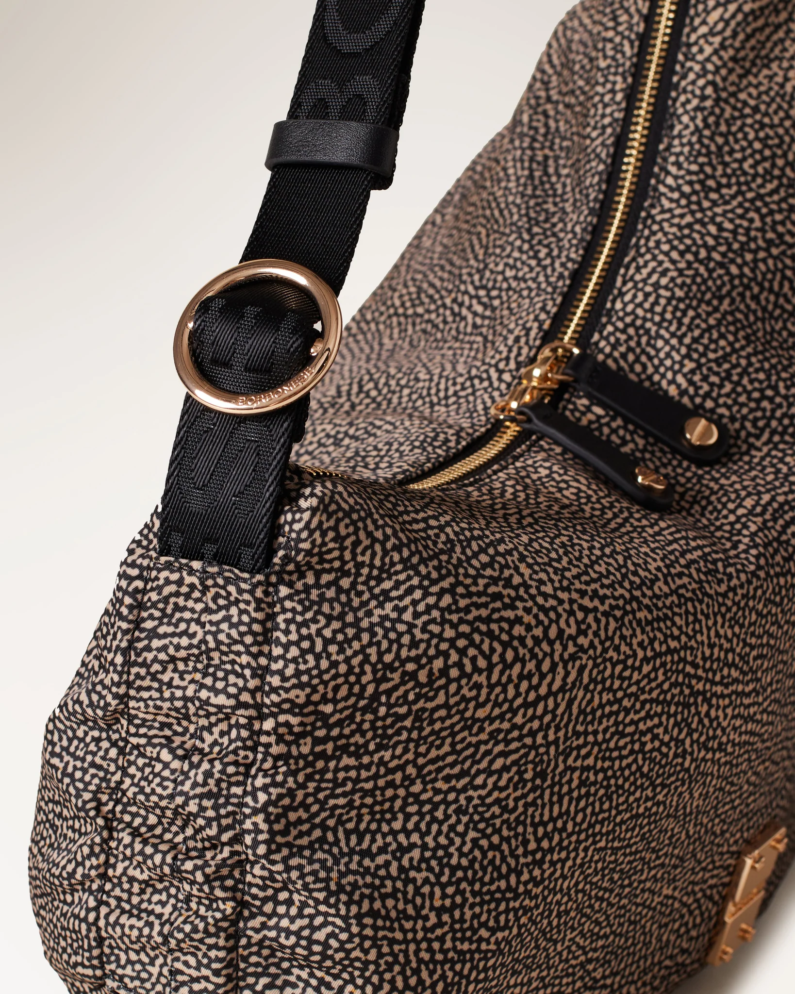 BORBONESE BORSA A SPALLA ASIMMETRICA Teapot IN OP NATURALE - immagine 5