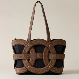 BORBONESE BORSA ALL ROUND SHOPPER MEDIUM GRAFFITI OP