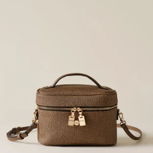 BORBONESE BORSA beauty case a tracolla in tela graffiti op naturale