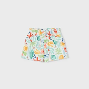 Pantaloncino con stampa summer bambina Mayoral