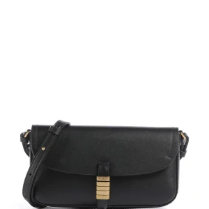 PINKO Borsa Saddle Flat Borsa a tracolla pelle NERO