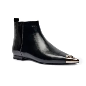 PINKO STIVALETTO GIANIRA 07 IN PELLE NERO