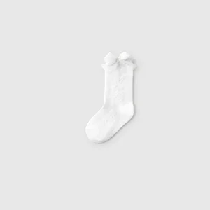 Calze con fiocco baby femmina