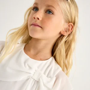 Blusa fiocco bambina