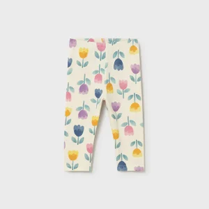 Leggings con stampa fiori baby girl Mayoral
