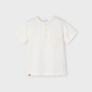 Maglietta colletto serafino bambino