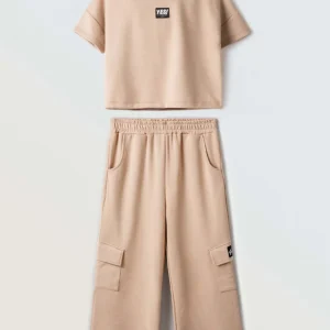 Tuta con maglietta e pantalone ragazza