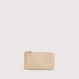 COCCINELLE BUSTINA IN PELLE C-Me Softy Small  PORTACARTE SANDSHELL