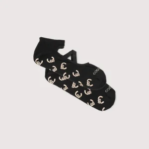 COCCINELLE calzini Yoga & pilates Socks nero