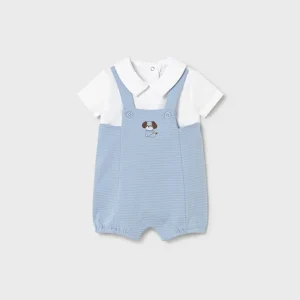 Salopette con colletto neonato Mayoral