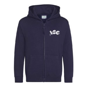 ISC Felpa Zip Blu