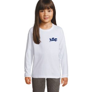 ISC T-shirt ML bianca