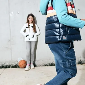 Pantalone di denim per bambino in blu