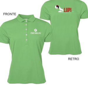 Polo donna mantrailing asd lupi