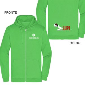 Felpa uomo mantrailing asd lupi