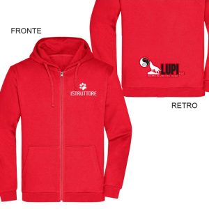 Felpa uomo istruttore asd lupi