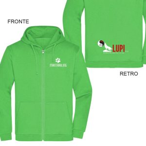 Felpa donna mantrailing asd lupi