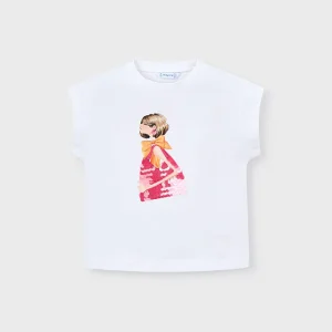 T-shirt mezza manica bambina Mayoral