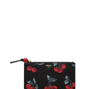 TWIN SET POCHETTE stampa graffiti con ciliegie