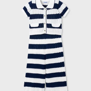 Completo crochet con pantalone lungo bambina Mayoral
