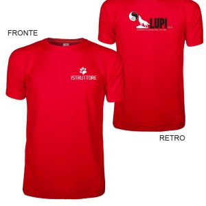 T-shirt istruttore uomo asd lupi