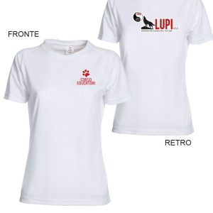 T-shirt donna educatore asd lupi
