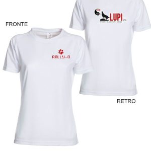 T-shirt donna rally-o asd lupi