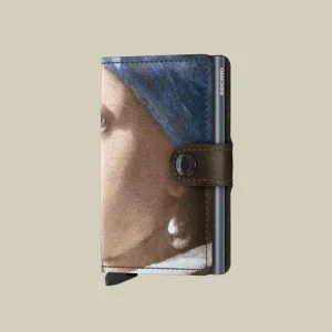 SECRID mini portafoglio Miniwallet art Ragazza con l’orecchino di perla