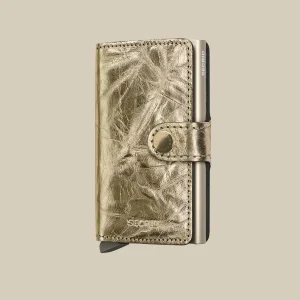 SECRID mini portafoglio Miniwallet crunch gold