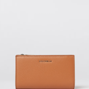 COCCINELLE portafoglio IN PELLE Metallic Large CRAB